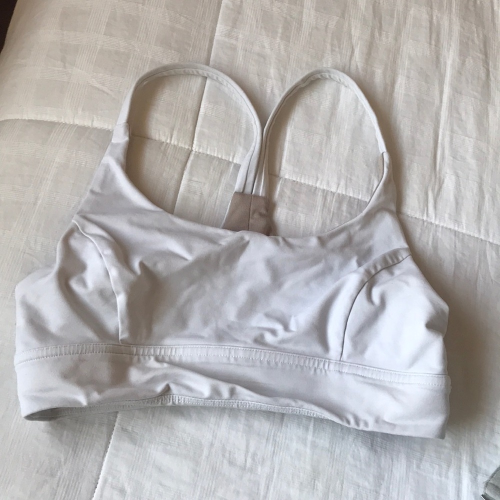 Lululemon White Sports Bra